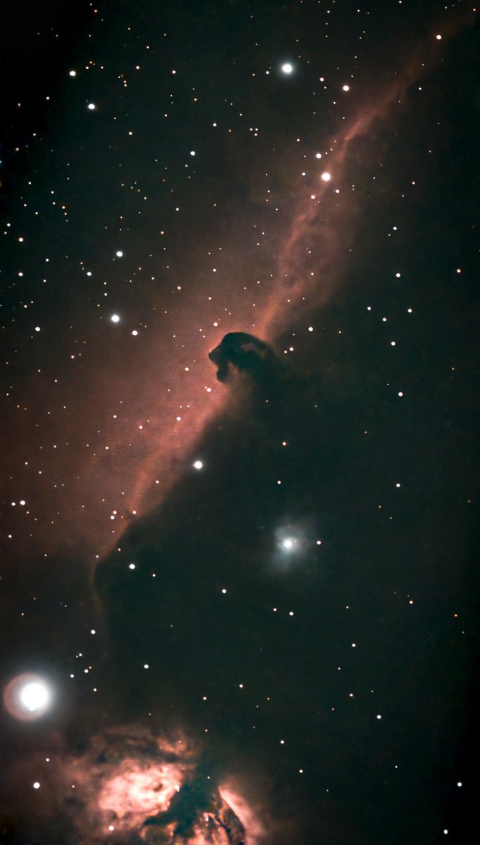 cyberv0y4ger's tweet image. I can finally cross this one off my bucket list! I got Horsehead Nebula last night! Its a little rough but I'm just happy that I was finally able to shoot this baby gdfgdgd