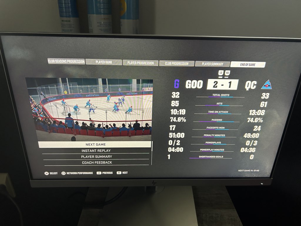 WaterGoops's tweet image. Game 4:

2 OT Dub for the boys. Short handed game winner by Nick P.

Goopathon record:
3-1