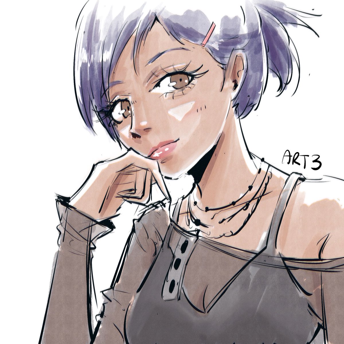 Quick doodle since some people like yuko :)
#persona3