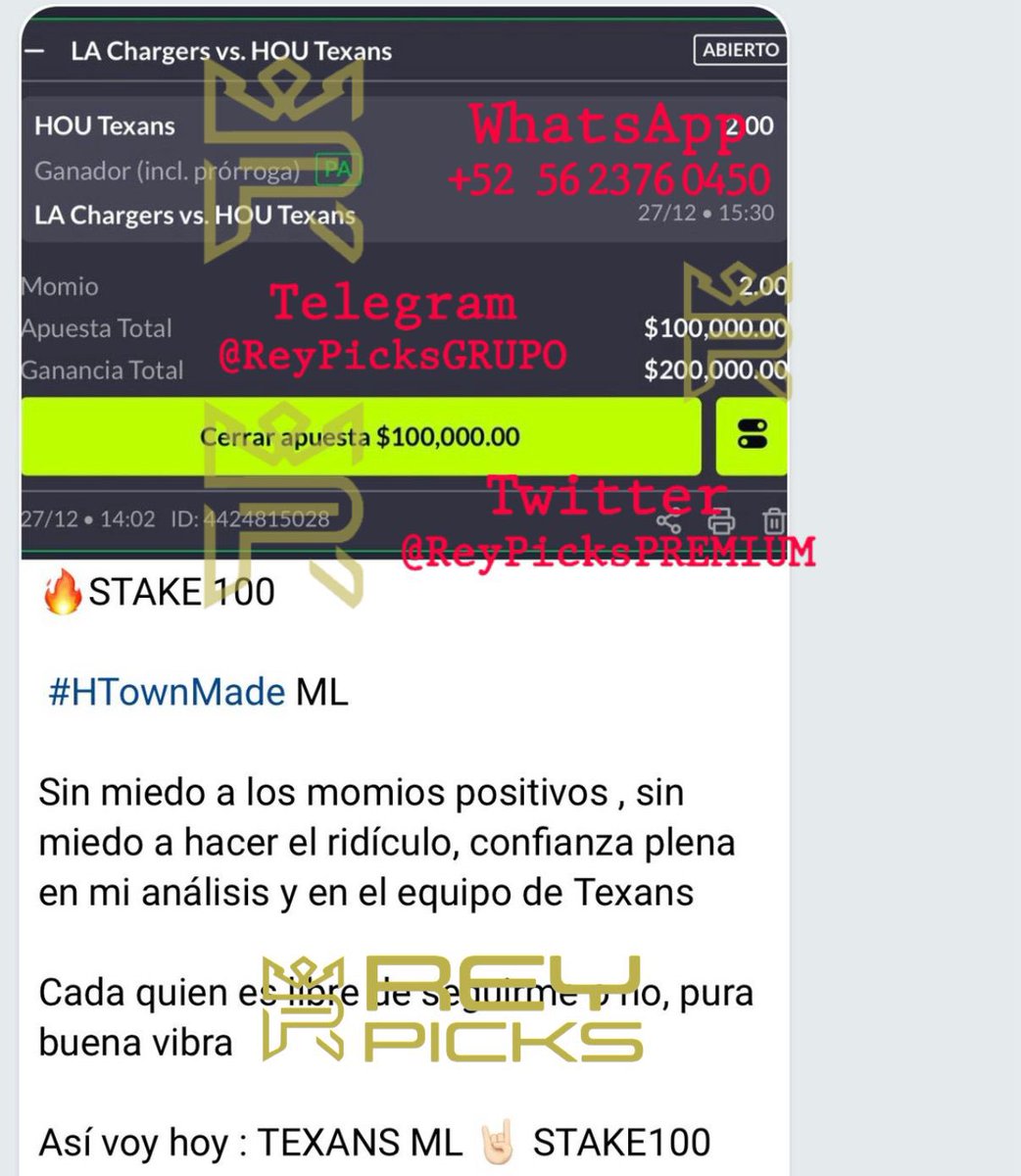 Picks de Tipsters GRATIS tweet media