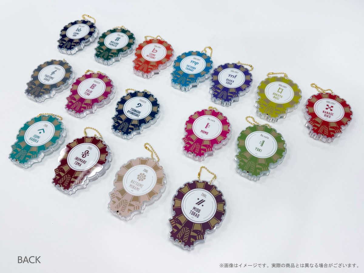 イベントグッズ紹介】 缶バッジホルダー 各￥1,700（税込） 10周年ロゴ