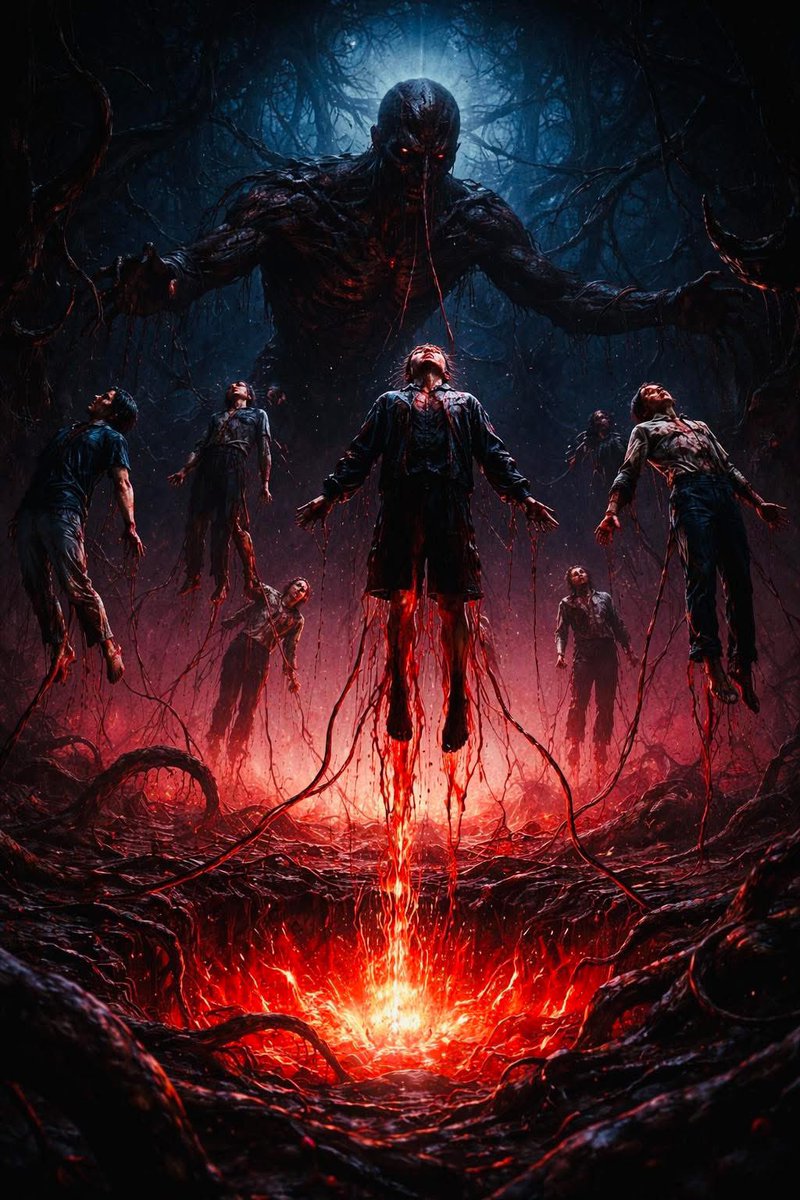 PaulGoldEagle's tweet image. STRANGER THINGS WAS NEVER JUST A SHOW. 👁️🌀🩸

They told you it was sci-fi.
Monsters. Kids on bikes. Another Netflix binge. 🚲

But look closer.

The entire storyline revolves around children being used as gateways.

Not soldiers.
Not adults.
Children.

Because children hold pure…