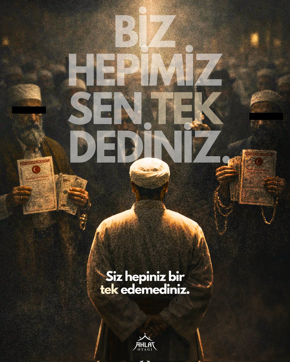 Biz hepimiz Sen (k.s) tek dediniz. Siz hepiniz bir 'tek' edemediniz.

Seyyid Yakup Elhüseyni