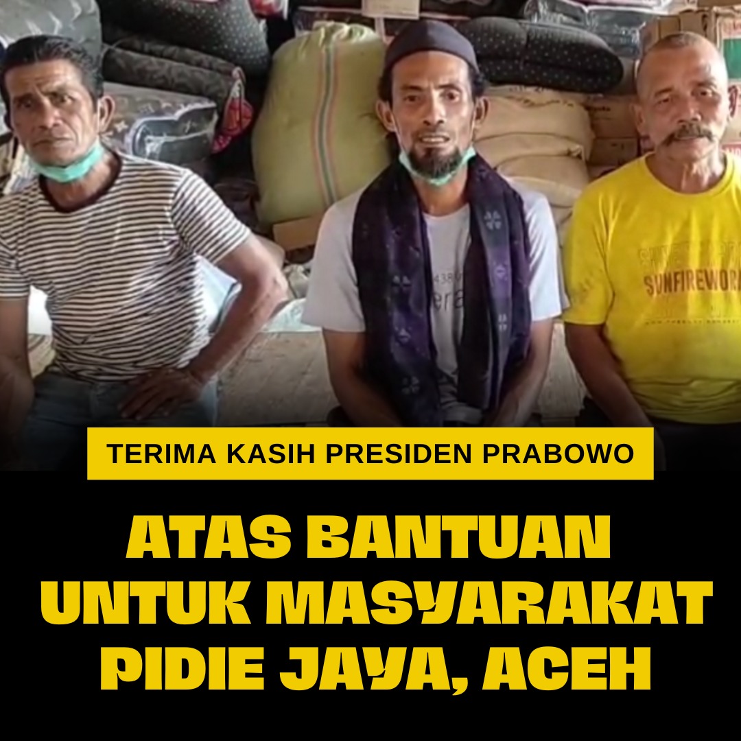 kulkulus's tweet image. Terima kasih, Pak Prabowo! Bantuan untuk masyarakat Pidie Jaya sangat berarti. Semangat gotong royong ini bikin kita semakin solid!