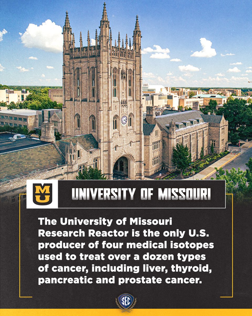 SECAcademics's tweet image. All 👀 on @Mizzou today—for its breakthroughs on the field 🏈 and every day on campus 🔬

#ItJustMeansMore x #MIZ