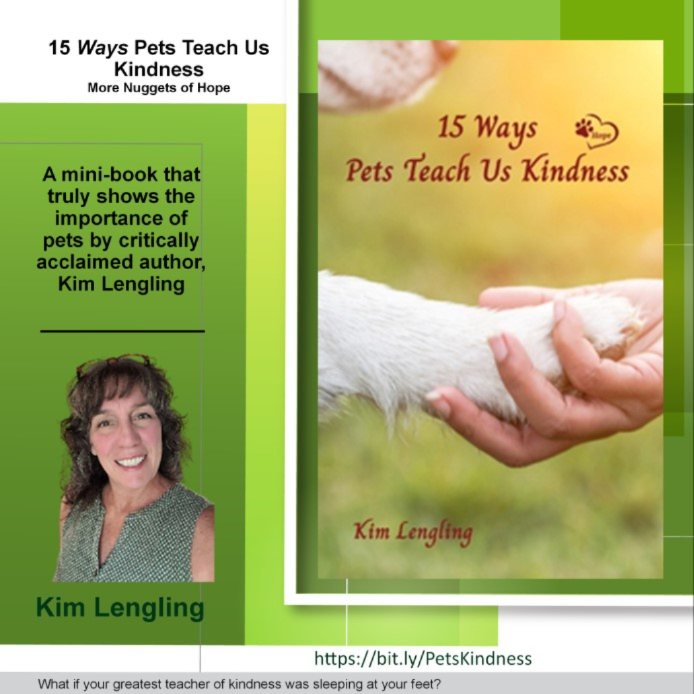 New Release by Kim Lengling -- 15 Ways Pets Teach Us Kindness 
view.publitas.com/mpsmith-publis…
#book #bookblast #bookpromo #greatread #BYNR #NewRelease