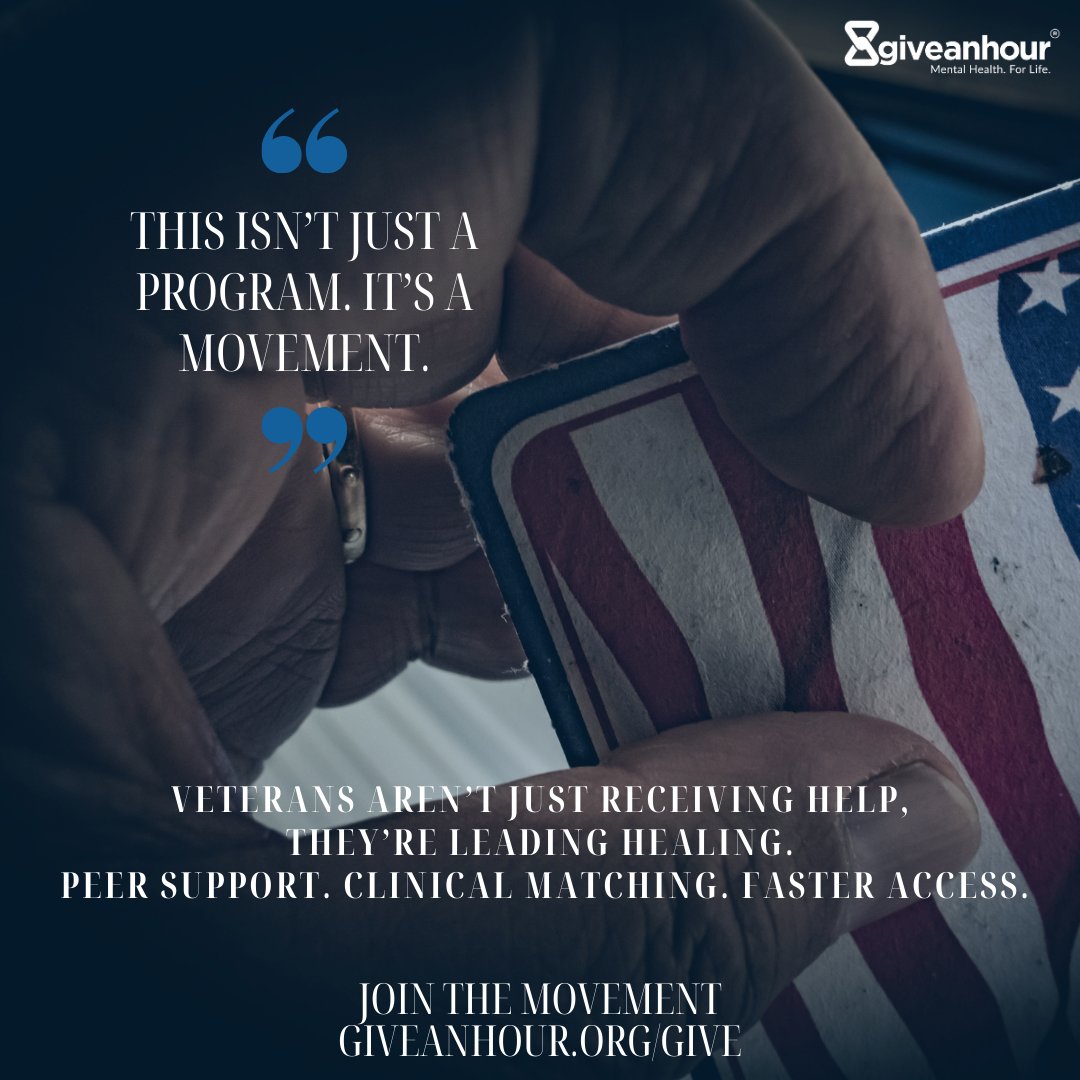 giveanhour's tweet image. 🌱 This isn’t charity. It’s a movement.
📈 85% of participants report growth in emotional health
📉 We close the care gap from 60 days to 5–6 days

🎯 Want impact? Join us.
💥 giveanhour.org/give

#JoinTheMovement #GiveAnHour #MentalHealthSupport #HopeInAction #YearEnd #Give