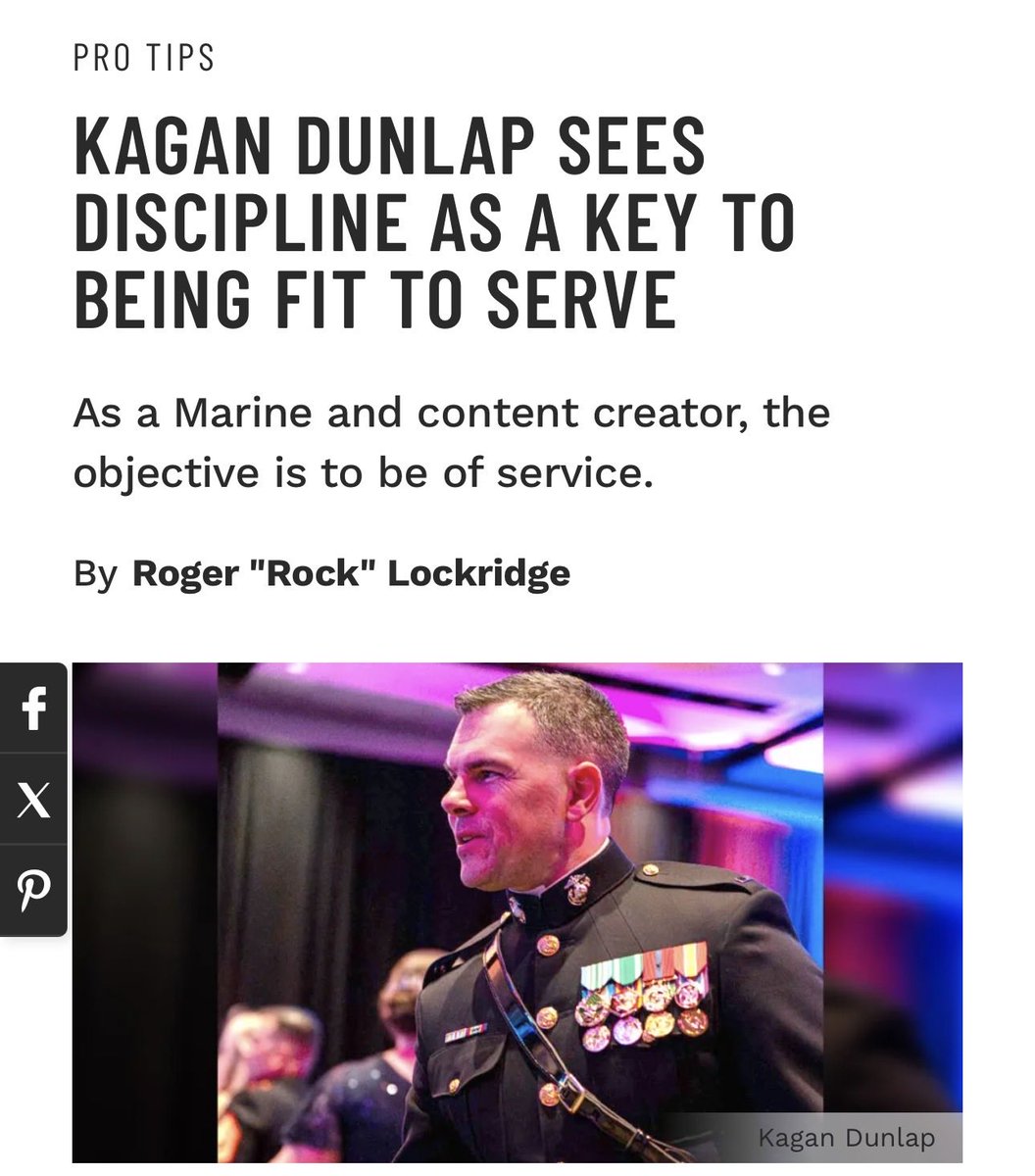 KAGAN DUNLAP SEES DISCIPLINE AS A KEY TO BEING FIT TO SERVE

As a Marine and content creator, the objective is to be of service.
By Roger "Rock" Lockridge
@rocklockridge 

Read Article 
muscleandfitness.com/athletes-celeb…

 #marines #fittoserve #kagandunlap