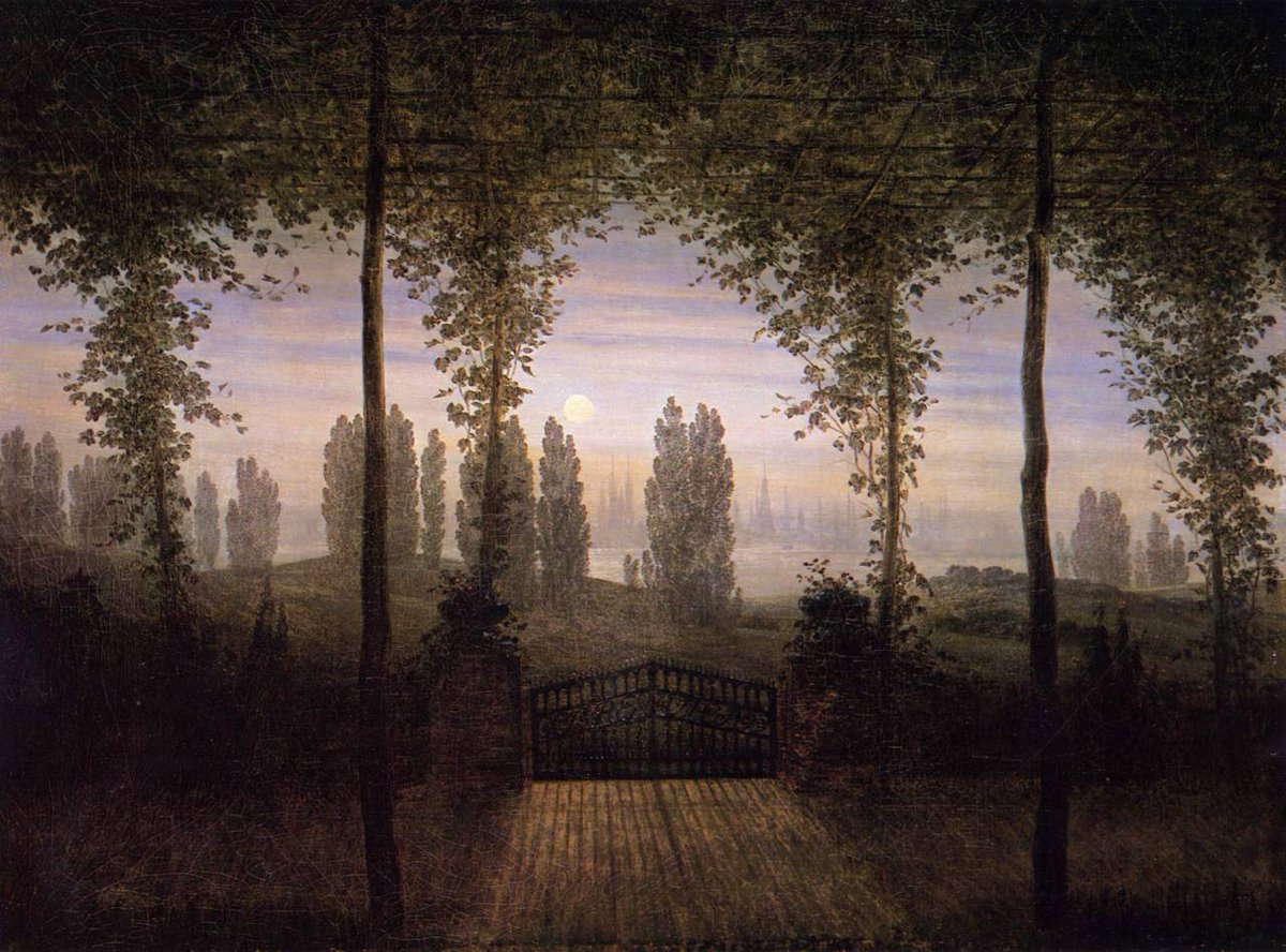 Caspar David Friedrich - Picture in Remembrance of Johann Emanuel Bermer. 1817
