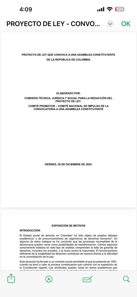 LuzMaSierra's tweet image. Ahora sí todo el país que cree en la democracia debe cerrar filas contra los intentos dictatoriales del presidente Petro. Me dice un reputado constitucionalista: “Proponen crear un nuevo Tribunal constitucional autónomo; acabar con la autonomía del Banco de la República;  cambiar…