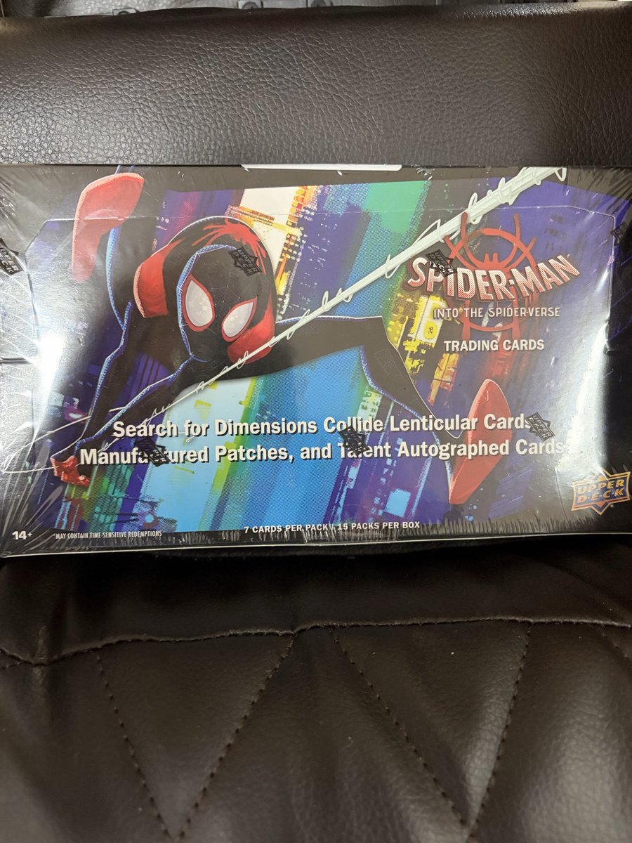 Spider man spider verse sealed box $100 shipped with tracking
