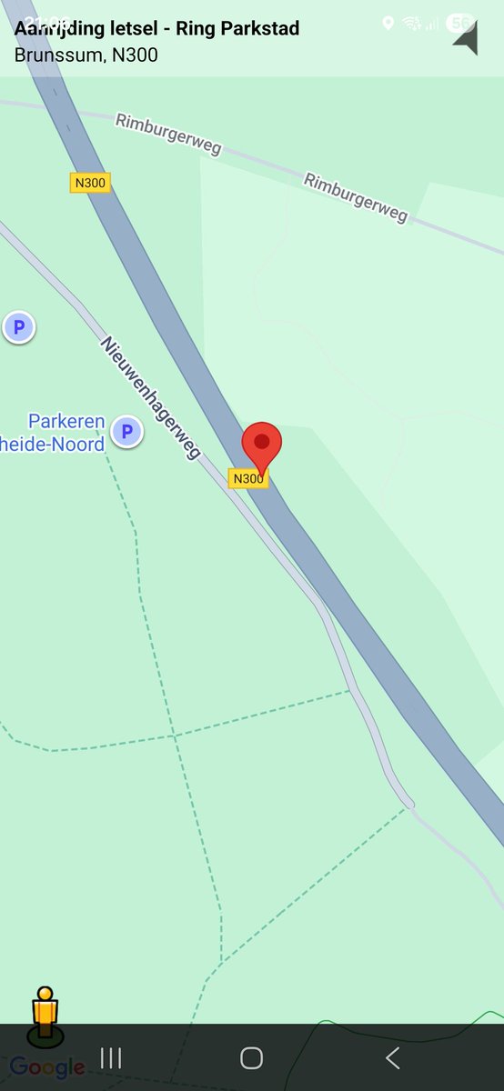 Ongeval wegvervoer op N300 in Brunssum