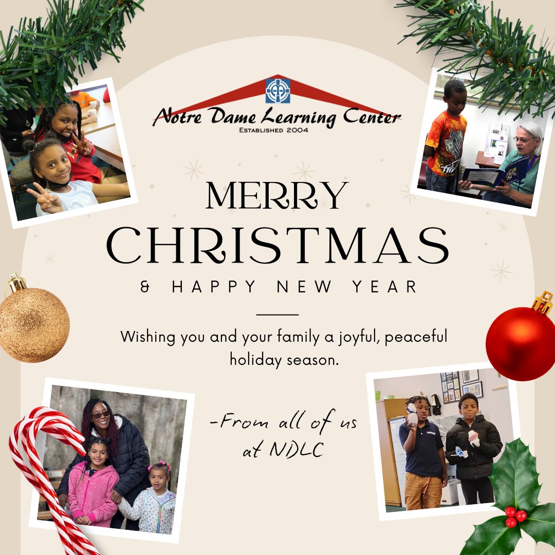 NDLCenter's tweet image. Merry Christmas &amp;amp; Happy New Year from all of us at NDLC! We are so grateful for all of our incredible students, families, and tutors who made our community so special in 2025. Wishing you a joyful, peaceful holiday season and a bright year ahead!