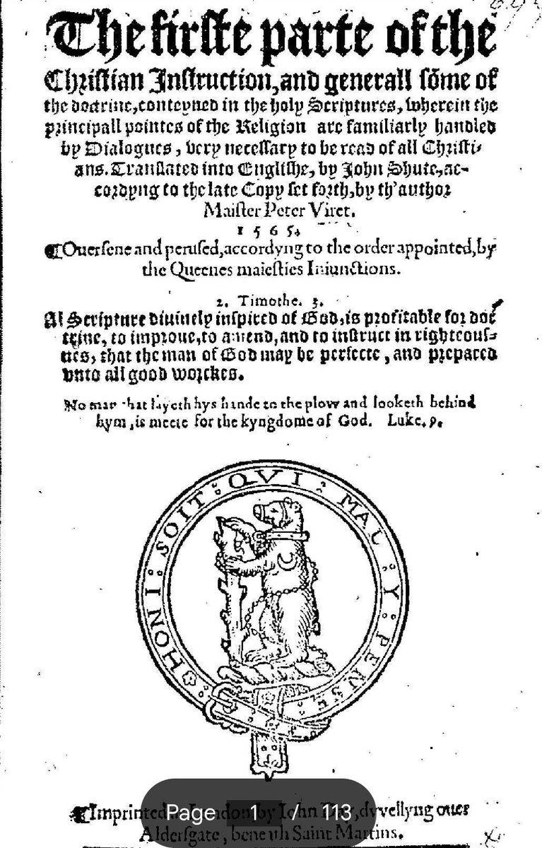 chrisredwine's tweet photo. "Of the honor that is due, to good and true teachers in the Church, and of the mean that we ought to keep, to the end that we do give neither too much, nor yet too little credit to men: and how perilous a thing it is, to trust too much to a man's own judgement: ..."

1/15 https://t.co/yZjdbGztp3