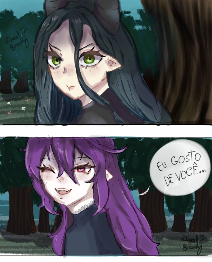 Dian_Branley's tweet image. "I like you" 🐦‍⬛🐉

Maleanor pareceu desnorteada com a confissão.

🌷: #twist #yumeoc #oc #dianor #twistedwordeland