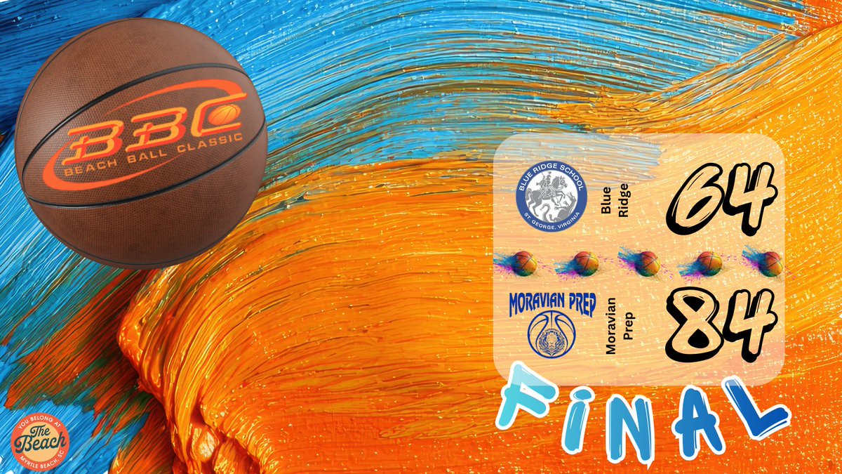 BBCbasketball's tweet photo. GAME #2: @moravianprepnat def. @BlueRidgeHoops 84-64 to advance to the prep bracket semifinals to face @PrepHuntington on Sunday. @CalebEJones33 led Moravian Prep with 20 points, while @dreylan Creasy paced Blue Ridge with 23 points. https://t.co/9hMNbWWJ20