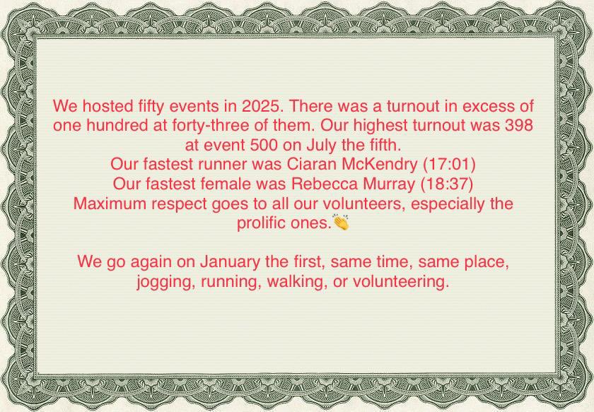 Valley parkrun tweet media