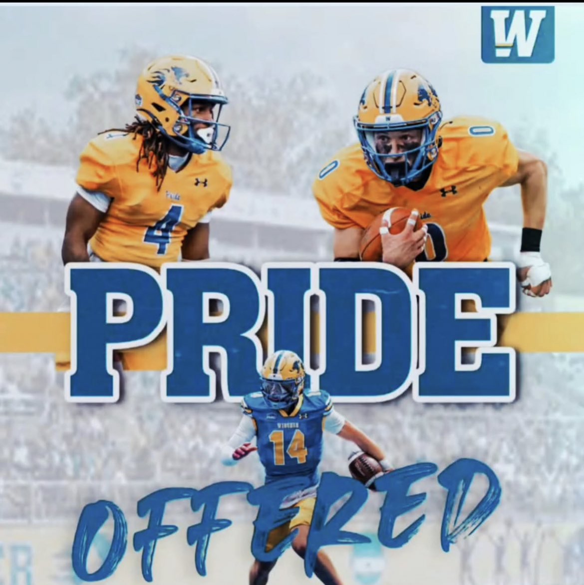 Blessed to receive an offer from Widener University Football <a href="/CoachCrowle/">Coach Nick Crowle</a> 
#AGTG