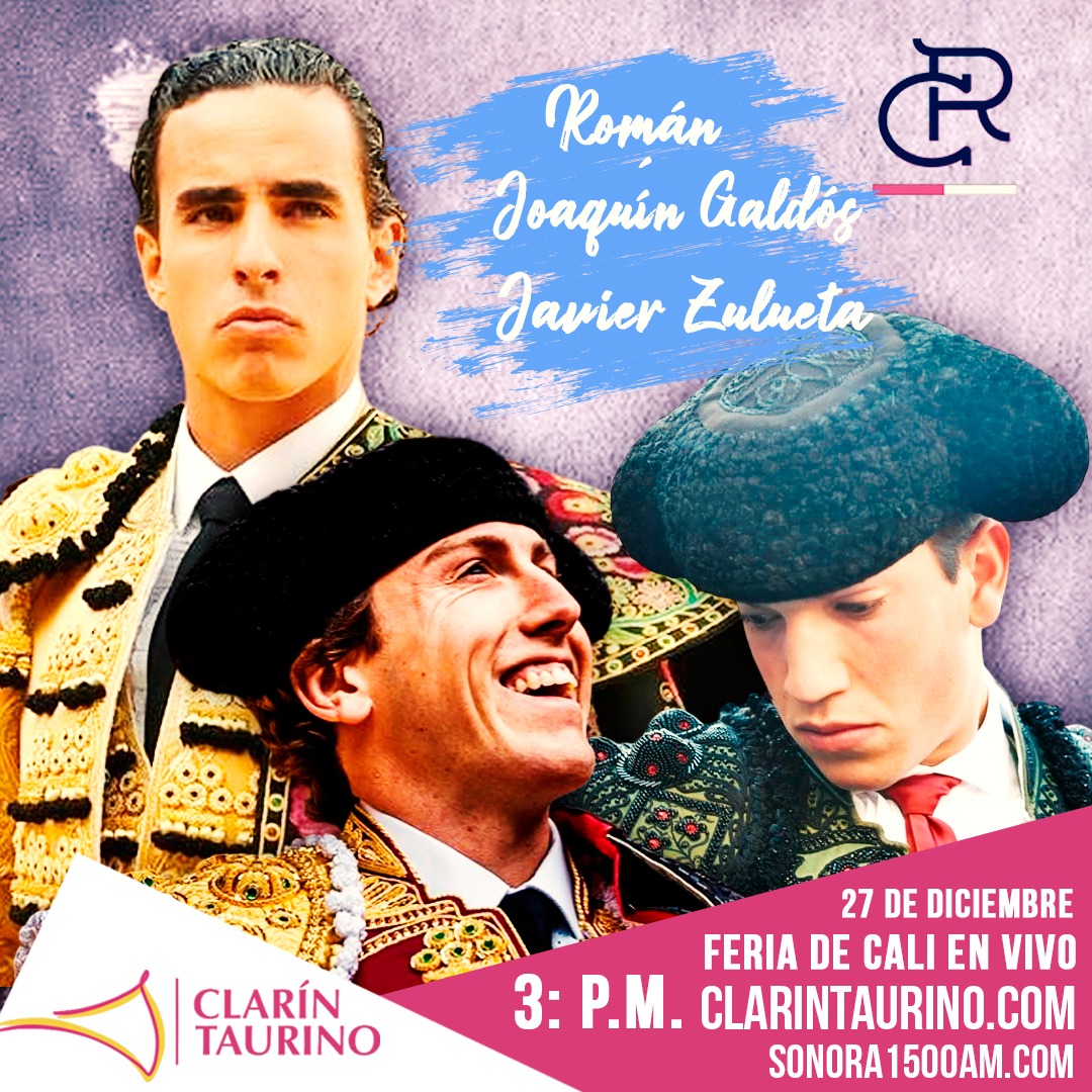 Ya pueden escuchar la corrida de hoy en Cali a través de @clarintaurino
clarintaurino.com/2024/12/21/los…