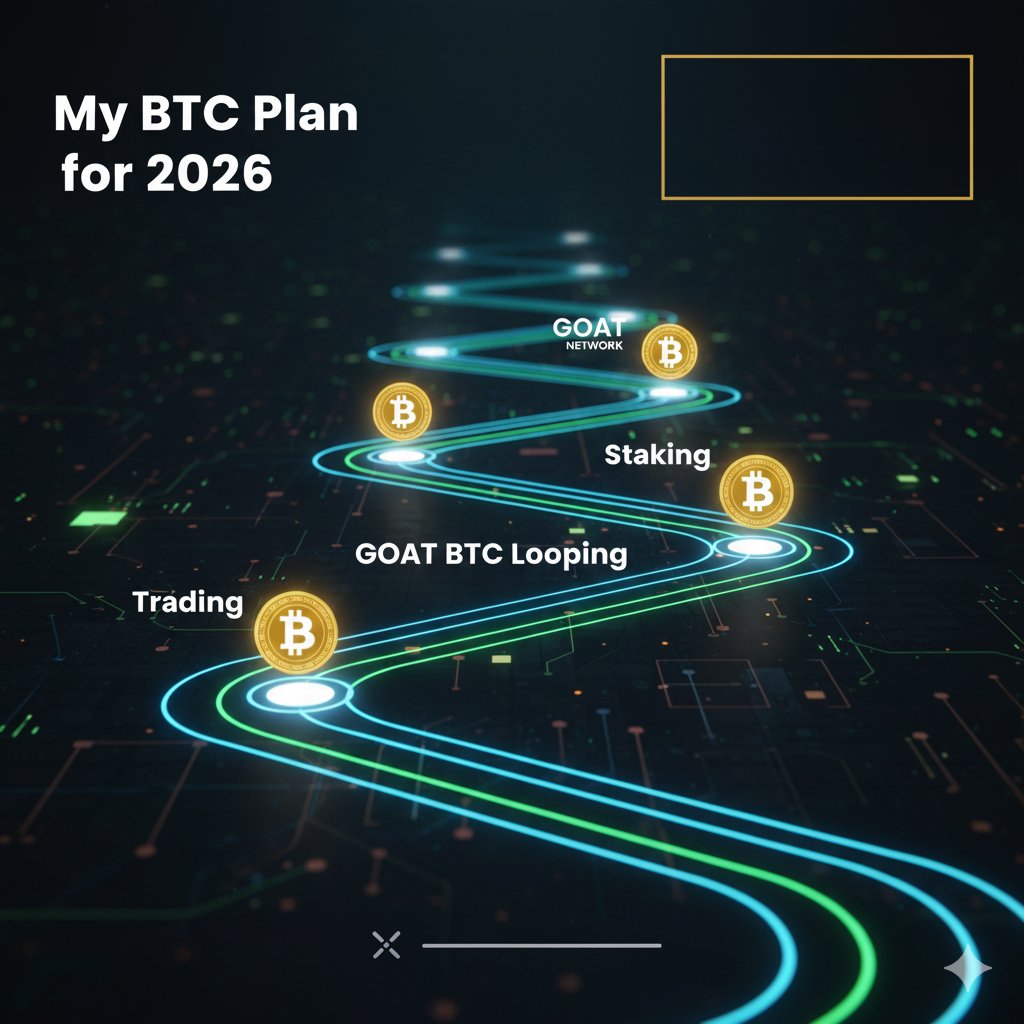 pr0f_0f_crypt0's tweet photo. 🚀 My BTC Plan for 2026
✔️ Continue BTC staking
✔️ Increase GOAT BTC looping
✔️ Smart trading
✔️ Long-term holding
GOAT Network will remain a key part of my BTC strategy in 2026.
What’s your BTC plan? 👇
#GOATyield #BTCyield
@goatnetwork #GOATNETWORK https://t.co/uv6xgLpi3U