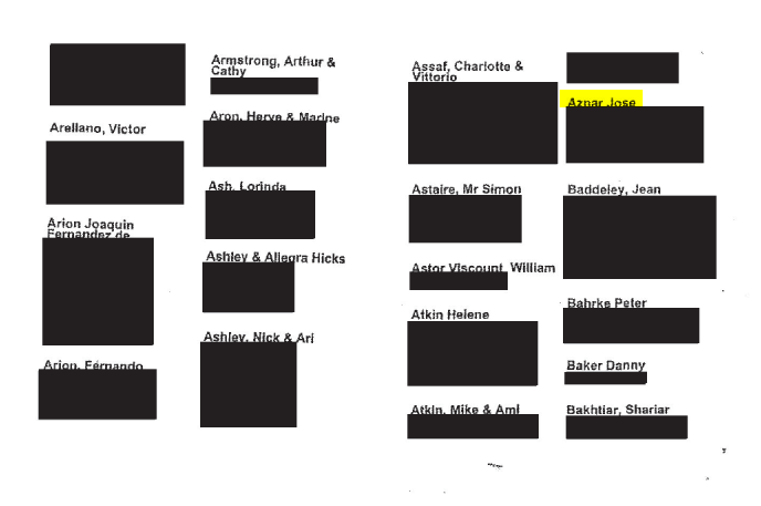 JulianMaciasT's tweet image. Pues sí, el hijo de Aznar y el marido de su hija, Alejandro Agag, aparecen en los archivos de Epstein, en su agenda junto a otros empresarios y personas relevantes como el propio Trump, Rupert Murdoch (FOX News) o Koch (máximo financiador Atlas Network)
justice.gov/multimedia/DOJ…