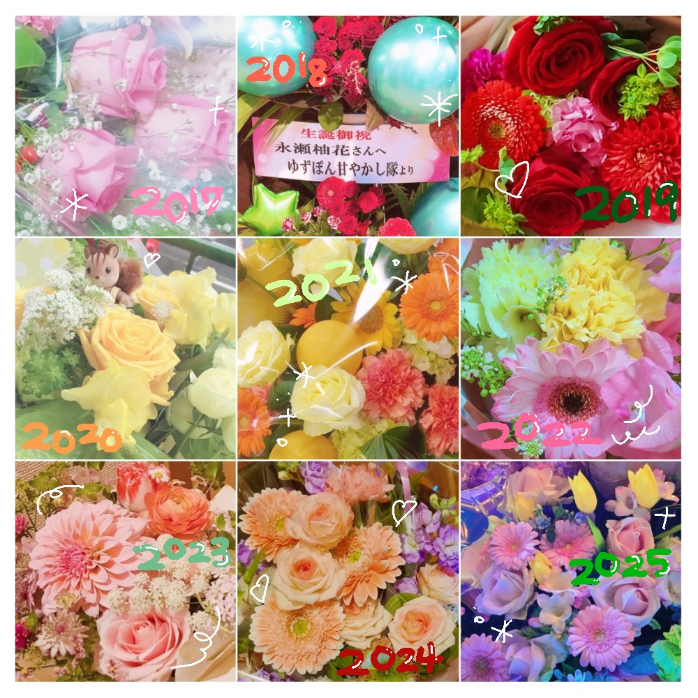 おまとめ ゆづ みてみて～！|ૂ•ᴗ•⸝⸝)”🌼 デビューしてから毎年、お誕生日にファン