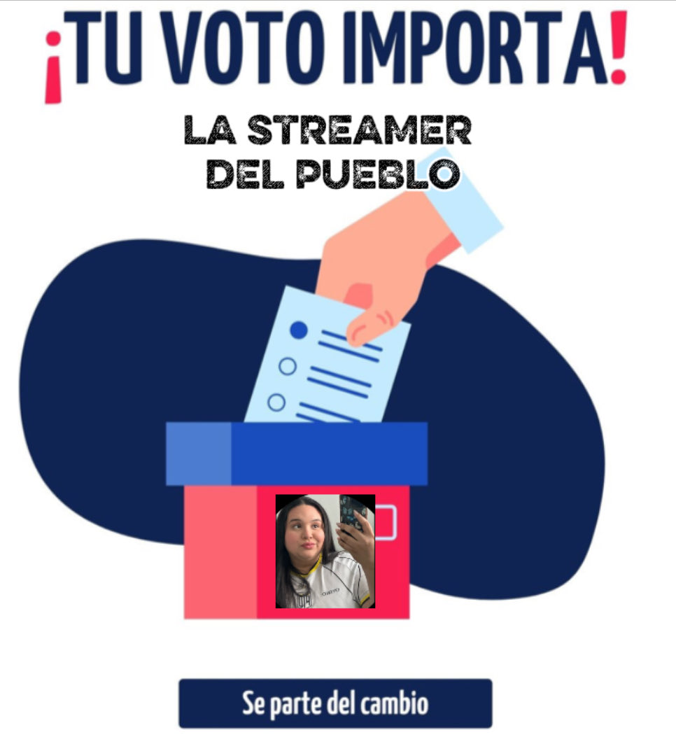 Vota por Sofía Porecita Gómez en los #PollitosAwards como Streamer del año, ayúdale a ganar algo porque siempre pierde en los kahoot que le hacemos 

Puedes votar por ella aquí 👉🏻 forms.gle/9SH4V1dVJx5u6P…

#Tieneselvalorotevale