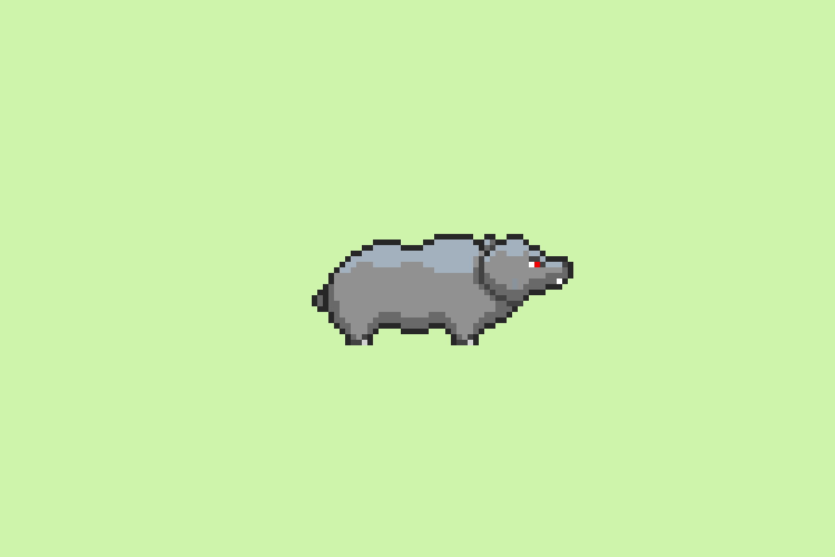 ayubhimdad's tweet photo. Part of the animals pack the bear its been a while since i made this sprite any tips to improve them? #pixelart #pixelartist #gamedev #gamedesign #gameassests https://t.co/4JY7eA4uId