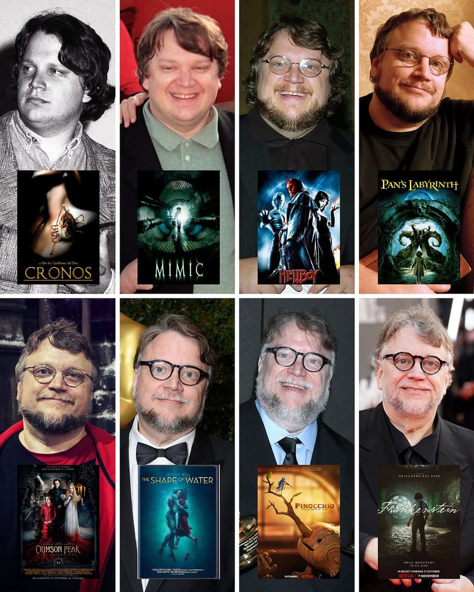 cinema_dream164's tweet image. 🎬 From Cronos to Frankenstein, Guillermo del Toro has built a cinema of monsters, dreams and melancholy.

His worlds are dark but never hopeless, filled with creatures that reflect our fears, our loneliness, our need to be seen.
In his hands horror b...