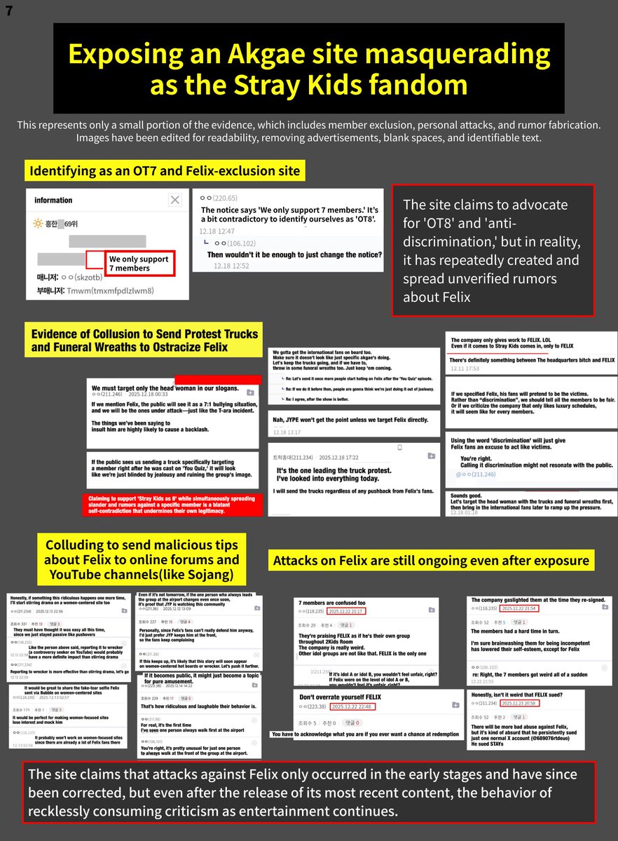 BbokRisma's tweet image. We strongly demand strict legal action without leniency against the malicious users of this site and the board administrators who neglect them.

#ProtectFelix 
#JYPE_TakeLegalAction 
#SKZ와_필릭스를_보호해
@Stray_Kids @stay_support @jypnation