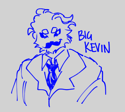 Artenain's tweet image. gonna try learning how to draw the rest so i dont just draw andre assimilation and collin all day...
big kevin :J