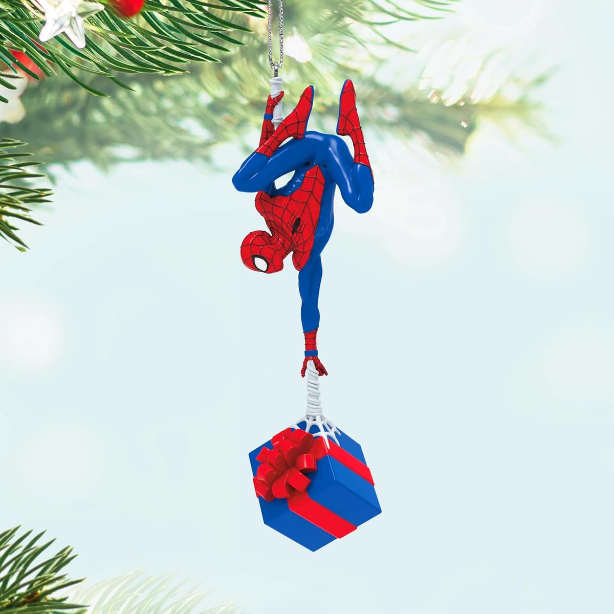 Wario64's tweet image. Marvel Spider-Man Spidey's Special Delivery Hallmark Ornament is $12.99 on Amazon amzn.to/4jcTNhm