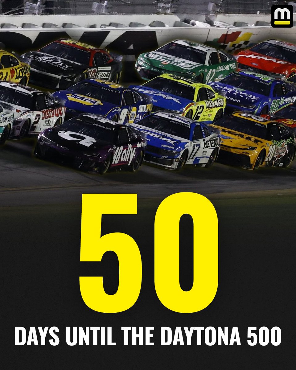 Motorsport's tweet image. We're getting closer to the big race!🏁

Who’s your early pick to win the Daytona 500?