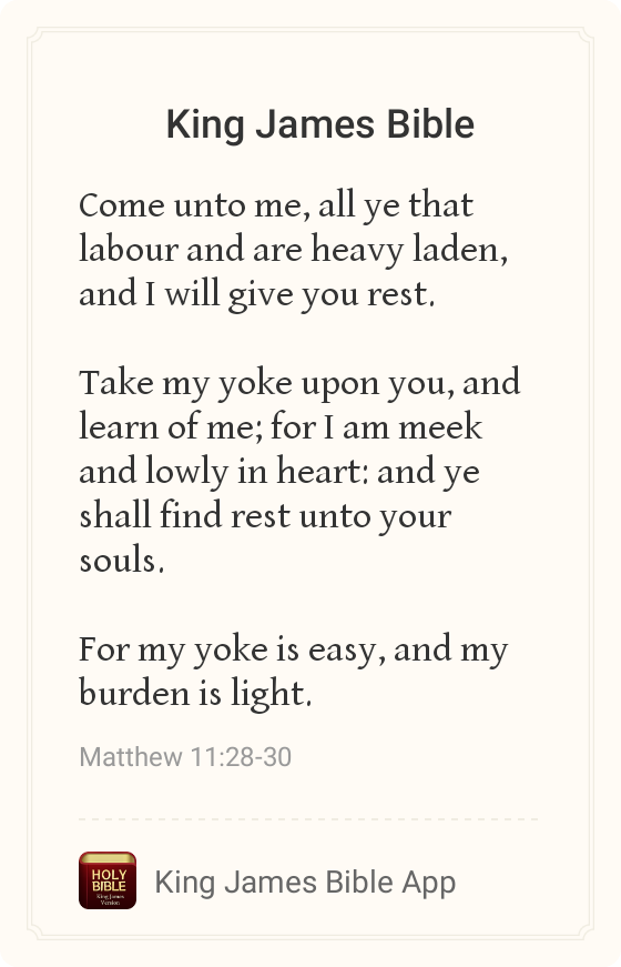 1JESUSisMyLORD's tweet image. #Matthew11