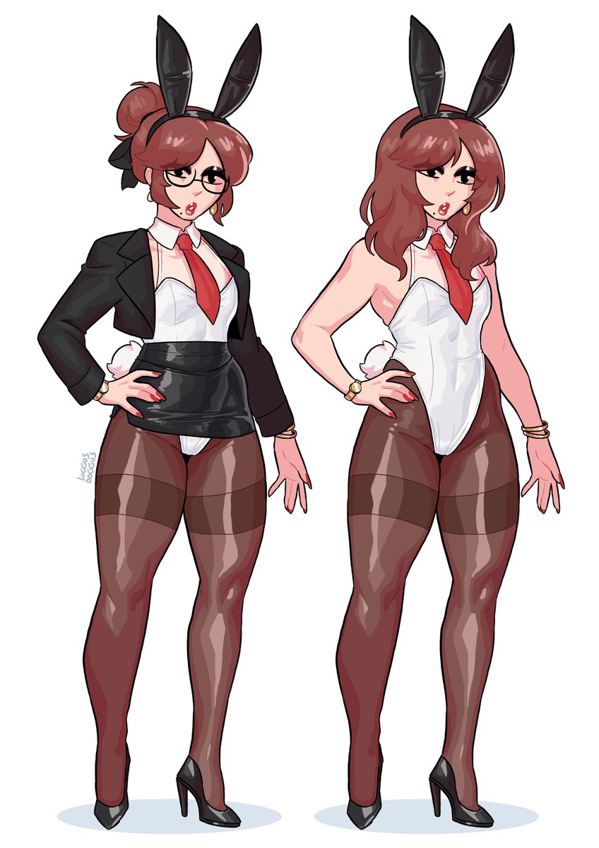 Bunnysuit secretary outfit idea..