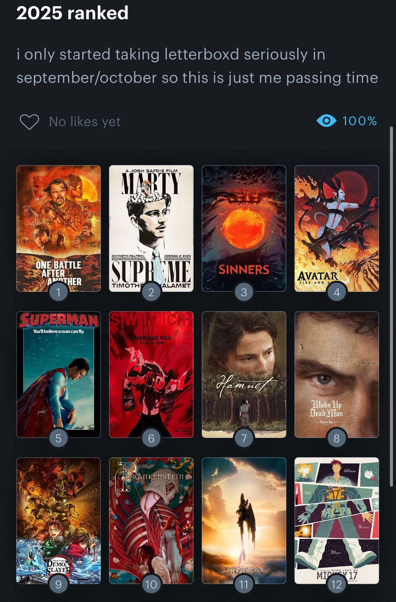 quinnsreads's tweet image. 2025 movies ranked that #eye saw but only started taking it seriously like 2 months ago