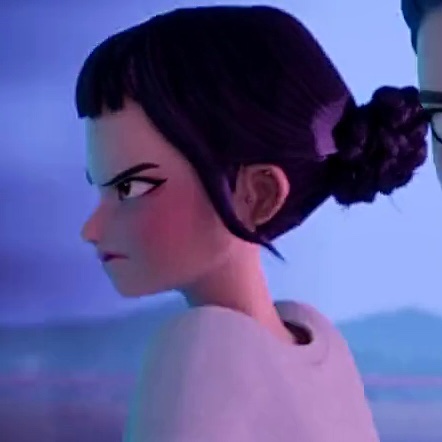 hourlyzoey's tweet image. zoey when demons: 😾