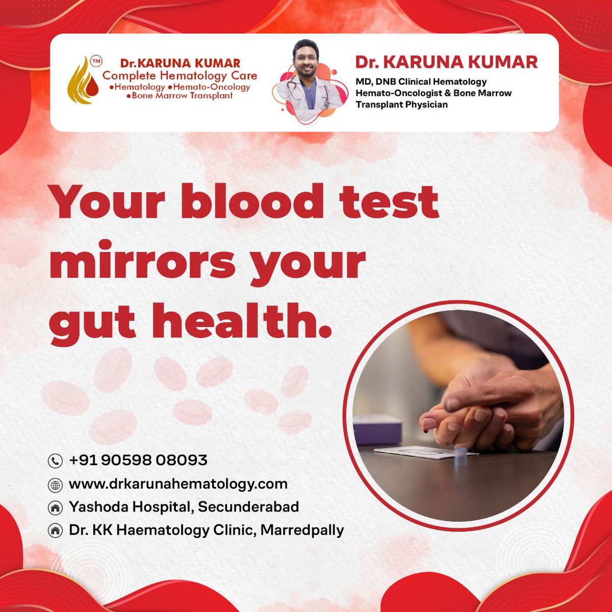 Drkkhematology's tweet image. Your blood reflects what your gut absorbs. Poor gut health often shows up first in blood reports.
#GutHealth #BloodHealth #HematologyCare #DigestiveHealth #MedicalAwareness #PatientEducation