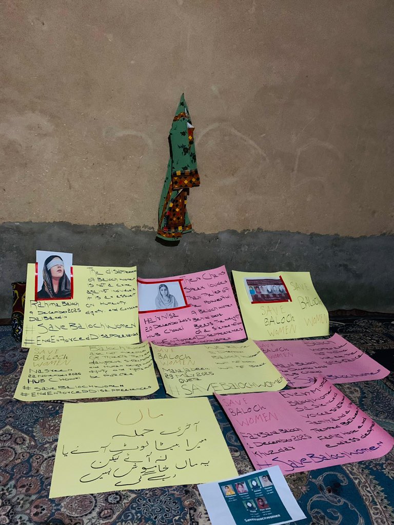 The disappearance of Baloch women is not only a crime of silence but a powerful symbol of resistance against oppression. When Baloch women go missing, it exposes the deep fear of a system that cannot tolerate their voices, courage, and struggle for dignity. These women are not