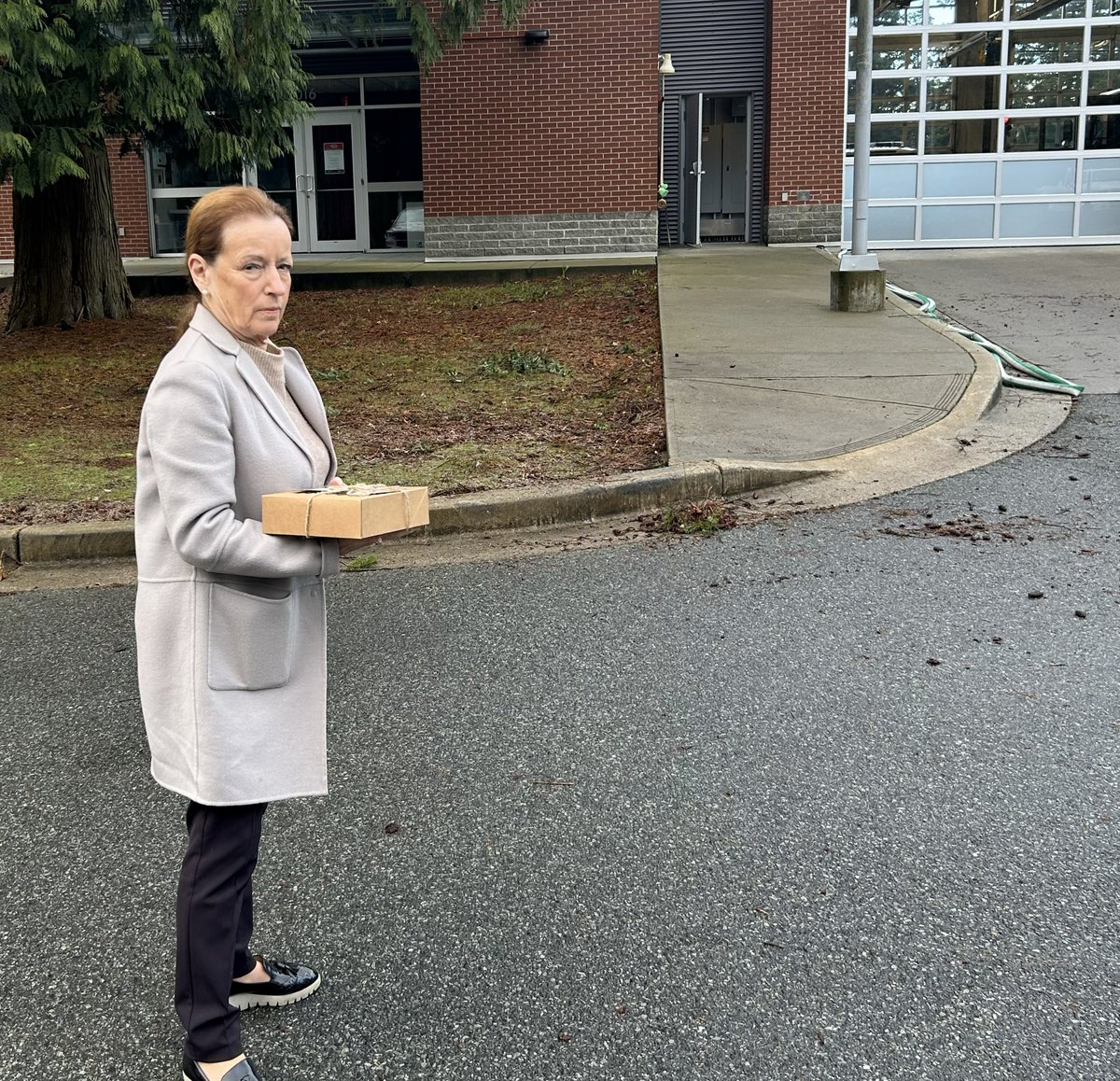 Some folks have to work on the holidays, so we decided to deliver some sweets to on duty <a href="/Local1271/">Surrey Fire Fighters</a>  Firemen. We visited 10 of 14 halls to wish them Happy Holidays &amp; hoped that they had no action on Christmas Day.