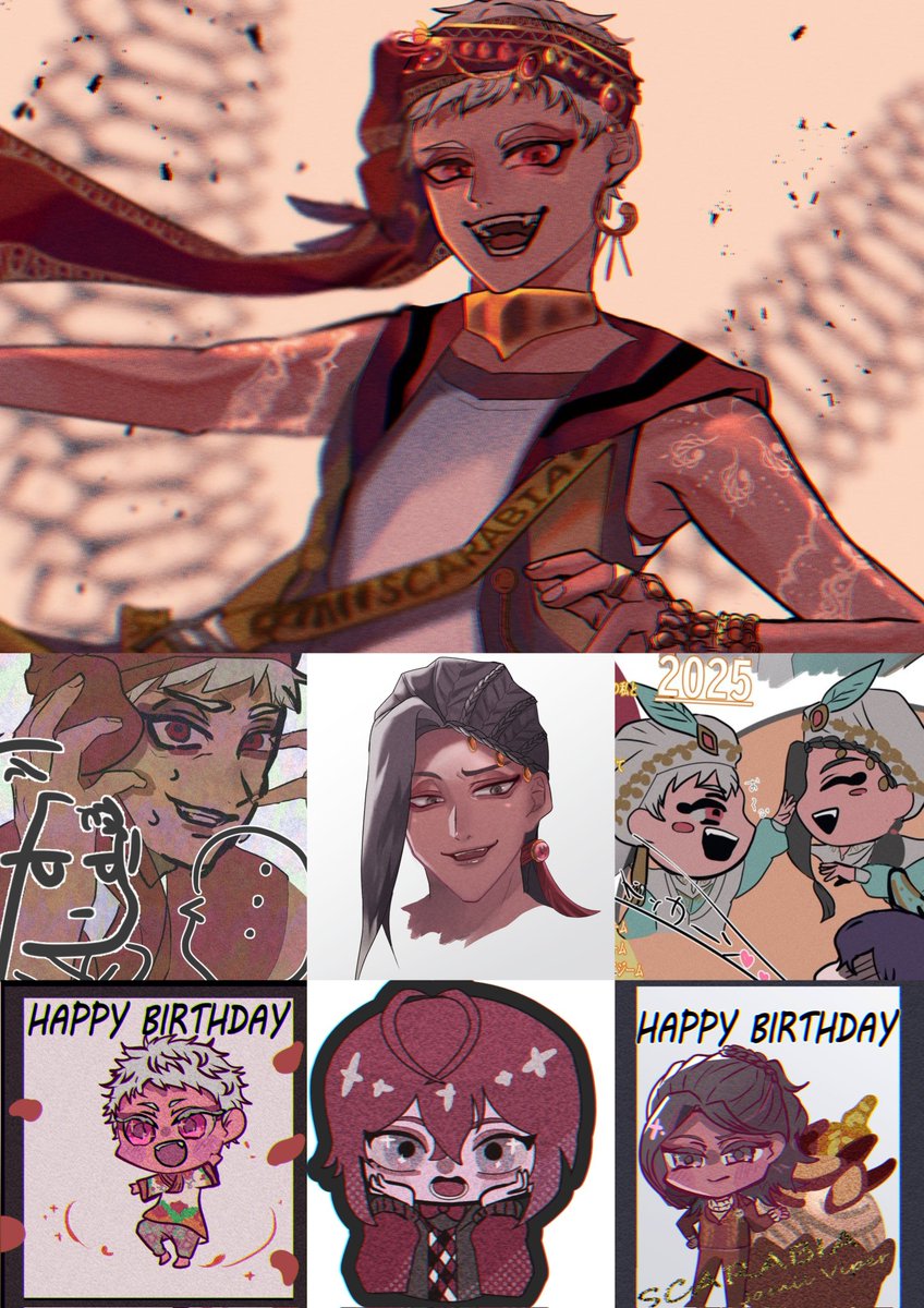 【2025年描いたイラスト達】
今年もスカラビアに宴踊ることが出来ました!!!ありがとうございました✨✨✨✨✨✨✨イラスト楽しく見ていただいていたらとても嬉しいです!!!

来年も描くぞｯ!!スカラビア!!!わっしょい!!!