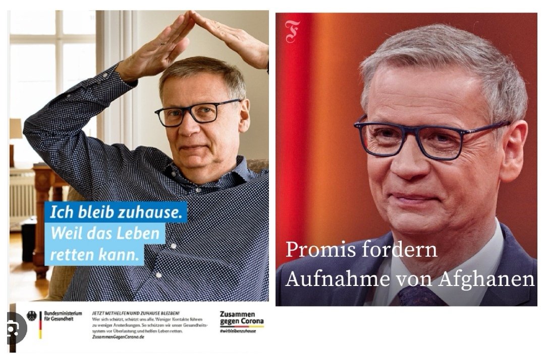 Und weil der Herr Jauch ja so gern Leben rettet, und das zu Hause, nimmt er bestimmt ein, zwei, drei #Afghanen bei sich zu Hause auf..