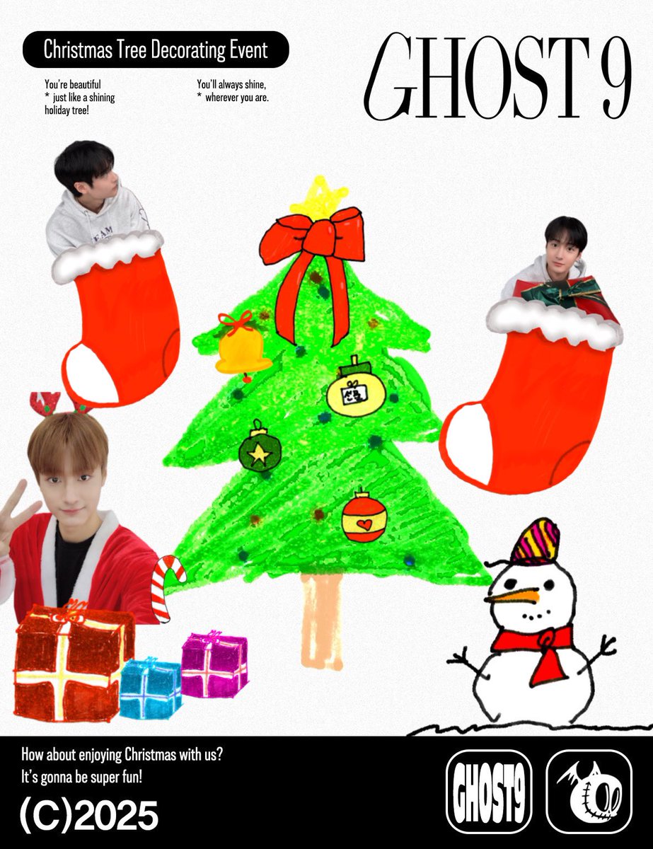 산타할아버지 저 선물 주세요 🤲🏻
웆냥이 보고 싶은데도 안 울고 참았어요

#GHOST9 #고스트나인 
#GHOST9_ChristmasTree #MerryG9mas 
#고나와_트리꾸미자 #빛나는트리_빛나는고나