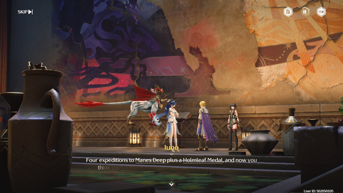 Ummmm <a href="/Wuthering_Waves/">Wuthering Waves</a> this is like the 5th time there have been majorly distracting visual bugs in a very serious cutscene....what tf is going on lol
#WutheringWaves #WuWa