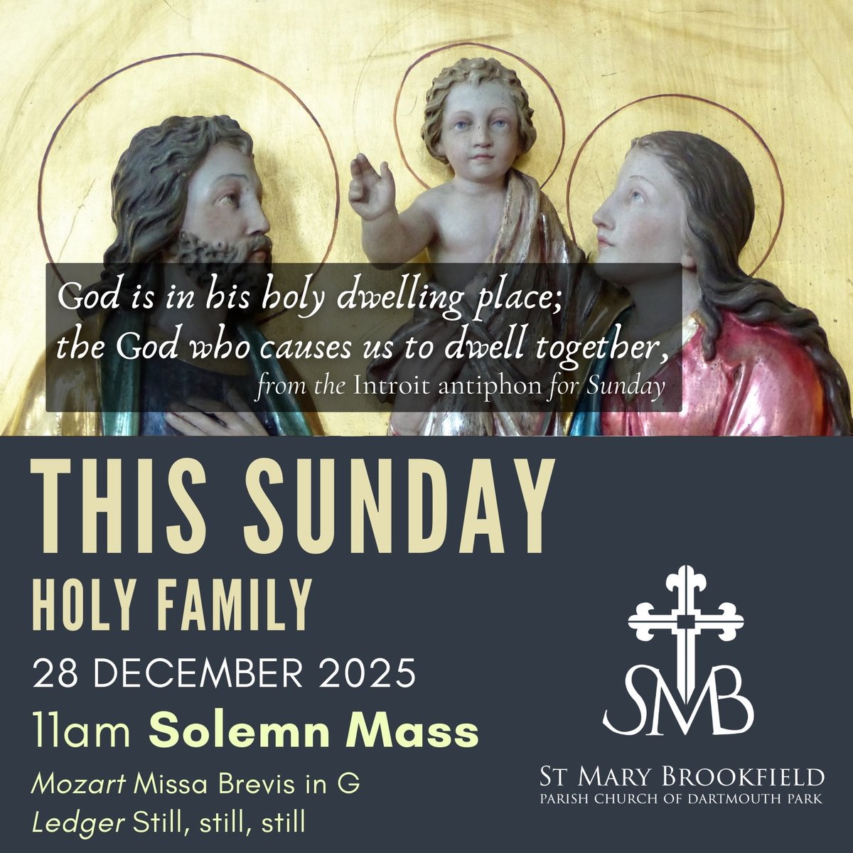 Celebrate this Christmas with us at St Mary’s on Sunday | 11am Solemn Mass