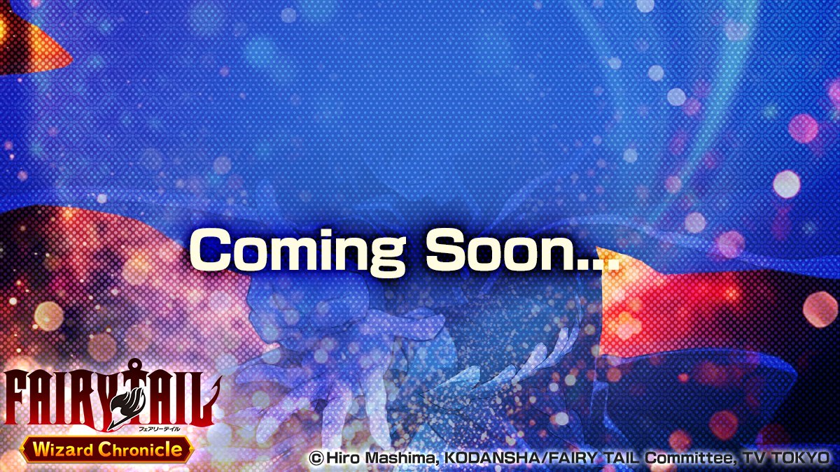 ✩…✩…✩…✩…✩…✩…✩…✩…✩

　　　　#madochro
Special Event Coming Soon 🪐💥

✩…✩…✩…✩…✩…✩…✩…✩…✩

A brand-new event begins on
Stay tuned 🌠

#fairytail