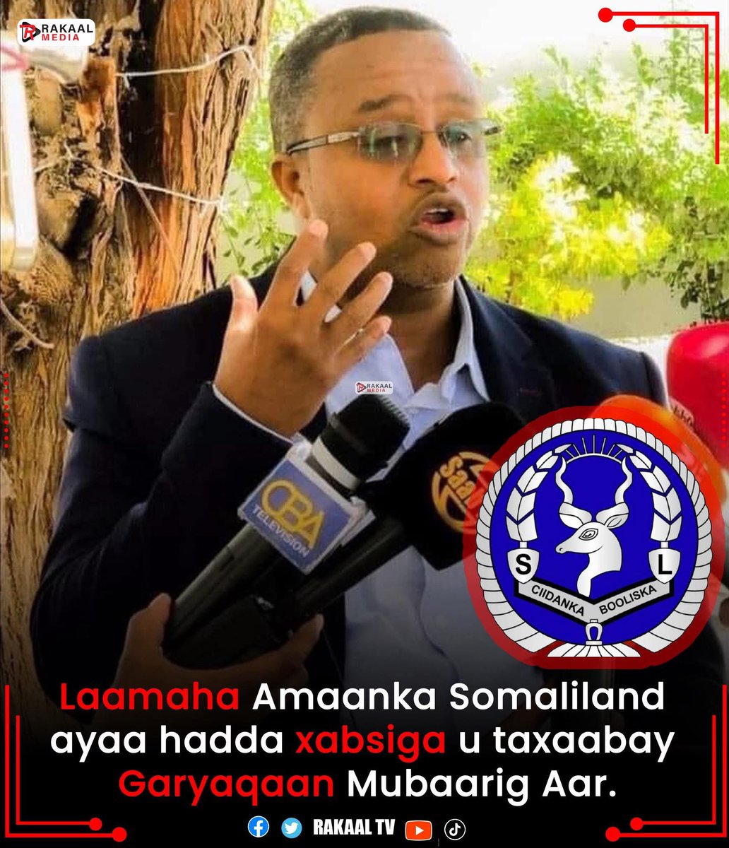 Just in: Mubarak Aar, one of the lawyers who spoke out against the Somaliland alliance with the Zionist regime has been arrested, following a broader crackdown on dissent over the past 24 hours.

#FreeSomaliland