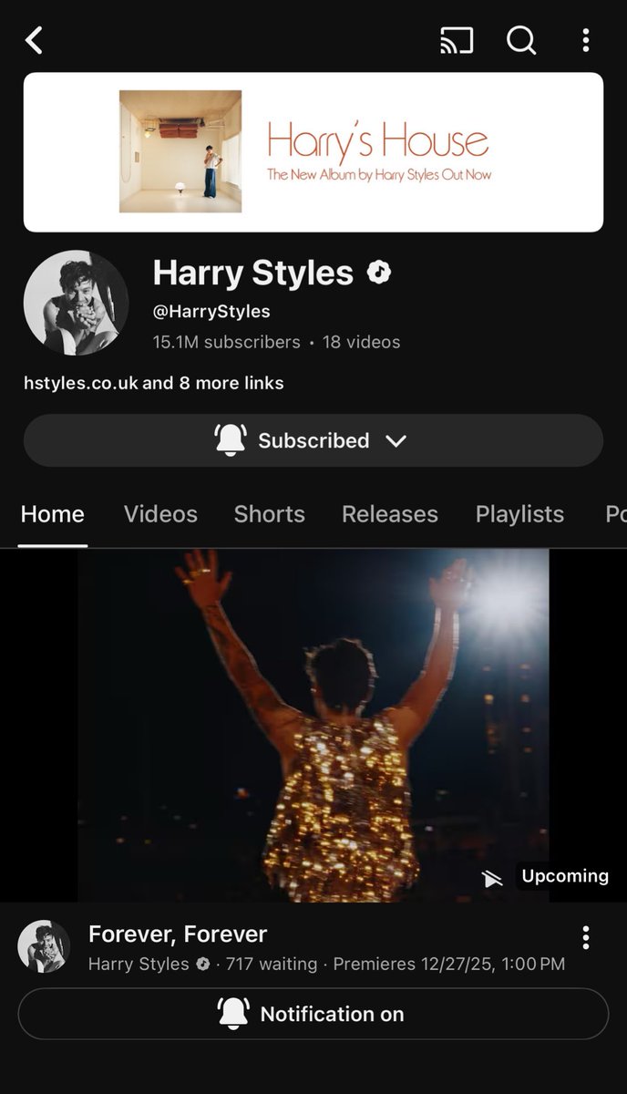 📣| El canal oficial de YouTube de Harry ha comenzado una cuenta regresiva! 

youtu.be/EaMtVAqJzOs?si…
