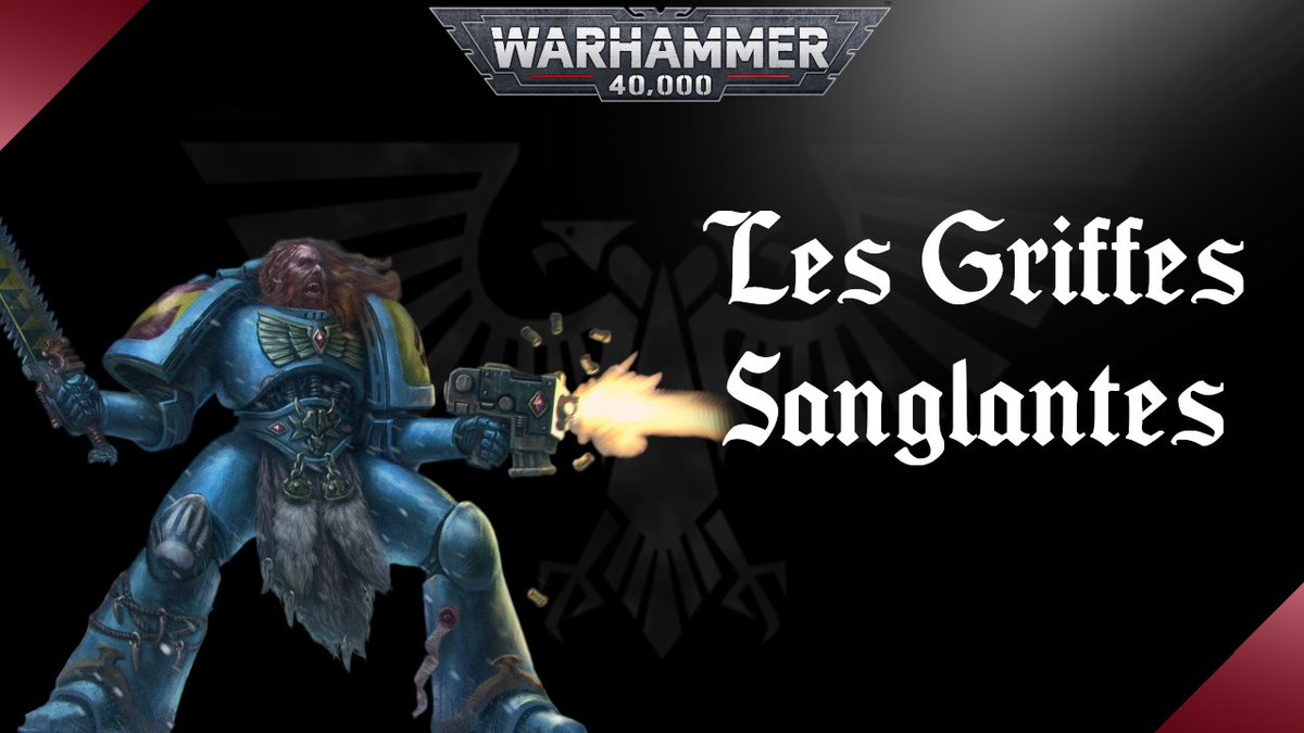 Bonjour à tous !

Un épisode un peu court car je suis en train de décéder de maladie. On parle quand même un peu des néophytes Space Wolves : Les Griffes Sanglantes

--> youtu.be/HOLuCSEQHfA

Bon visionnage et bon dimanche à tous !

#WarhammerCommunity #warhammer40k