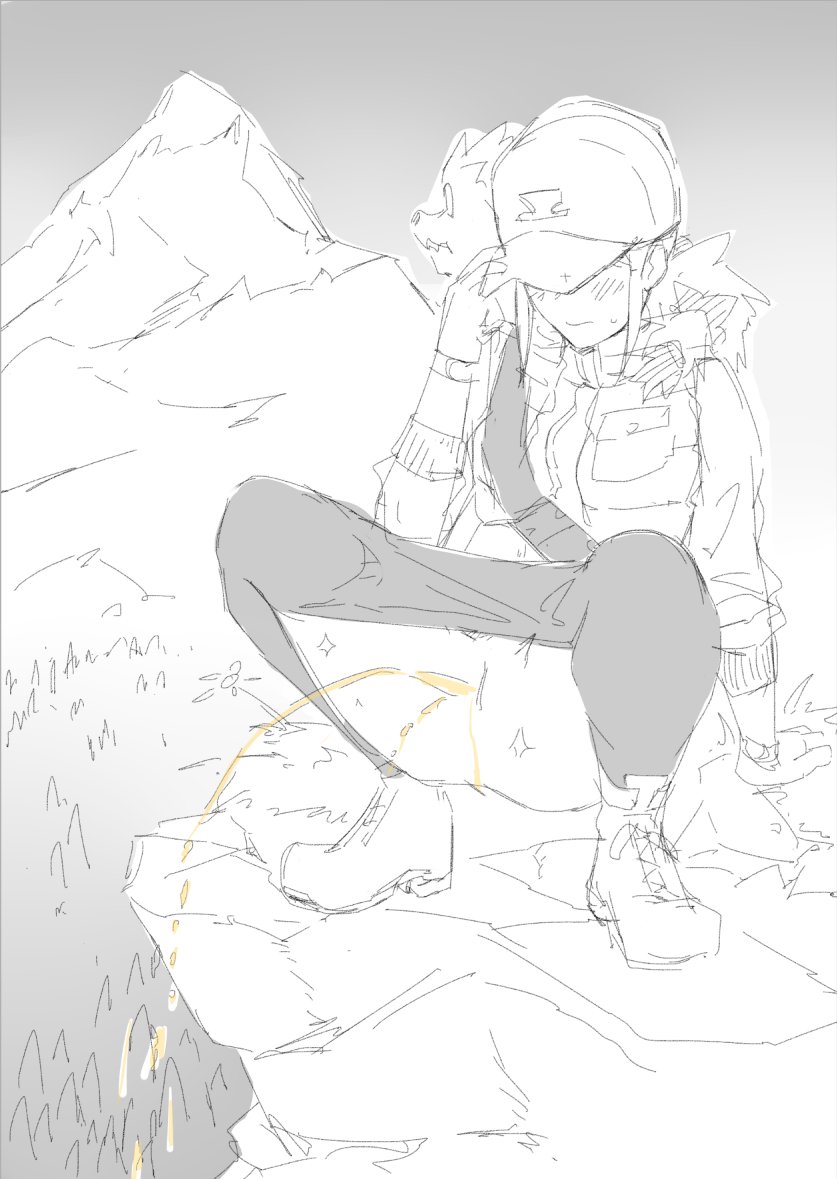 高いところからするのはクセになります 